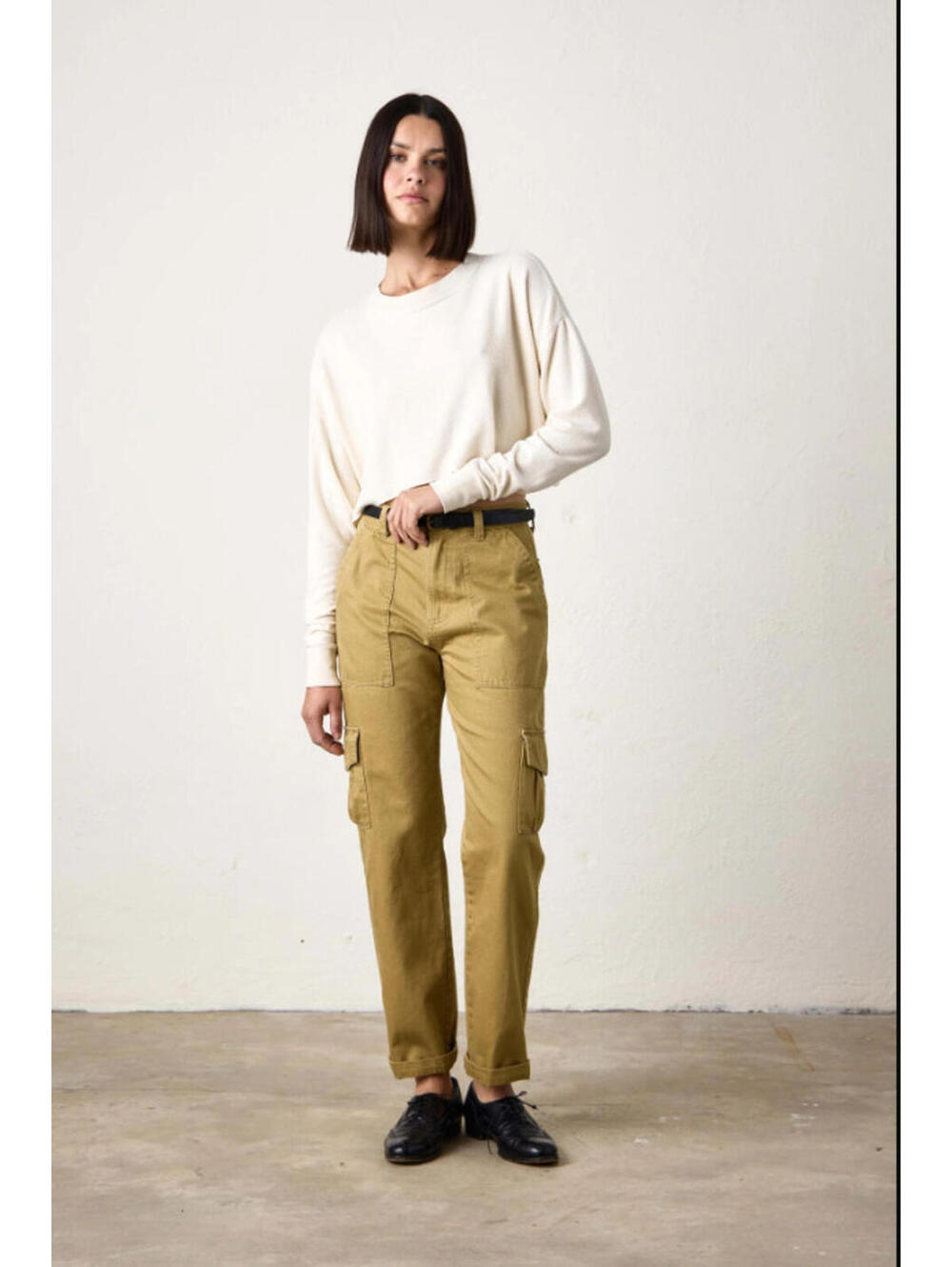 NSF Khaki Cargo Pants, $395, NWOT, Size S, #115